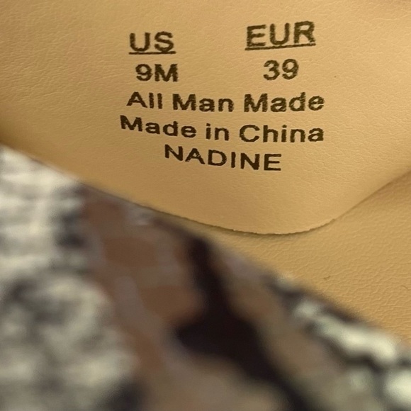 Circus by Sam Edelman Nadine Sandals Snake Print Womens US 9 - Picture 11 of 11